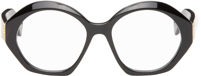 Black Chunky Anagram Glasses