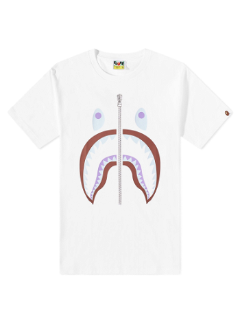 BAPE Colours Shark T-Shirt White 001TEJ301018M-WHT