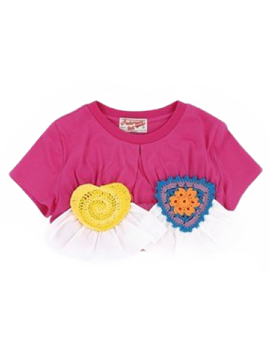Bibi Crochet Crop T-shirt