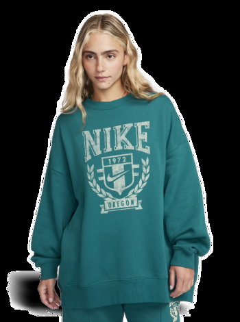 Nike Sportswear Oversized Fleece Crew-Neck Sweatshirt FZ0226-381