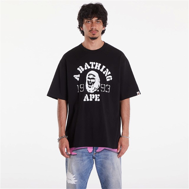 A BATHING APE Og Ape Head College Relaxed Fit Tee