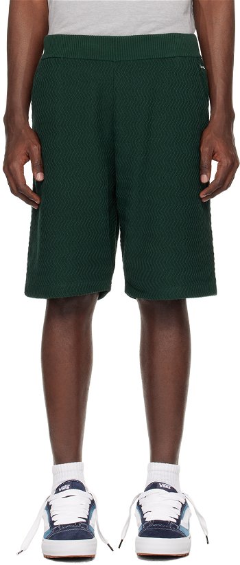 Dime Green Wave Shorts DIMESP2438FOR