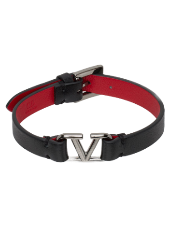 Valentino Garavani VLogo Signature Leather Bracelet 2Y0J0M67TCZ