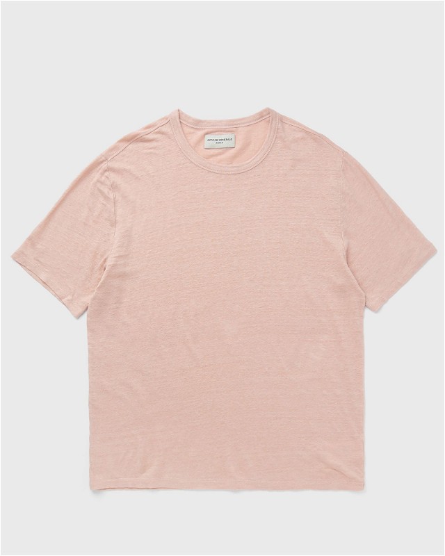 SS TEE PIECE DYED FRENCH LINEN