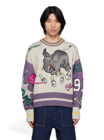 KENZO Paris Bowling Elephant Sweater FD55PU3623CM