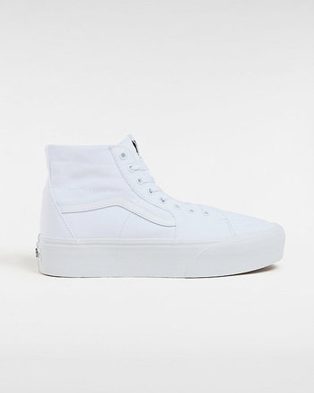Vans Sk8-hi Tapered Stackform Shoes (true White) Women White, Size 2.5 VN0A5JMKW00