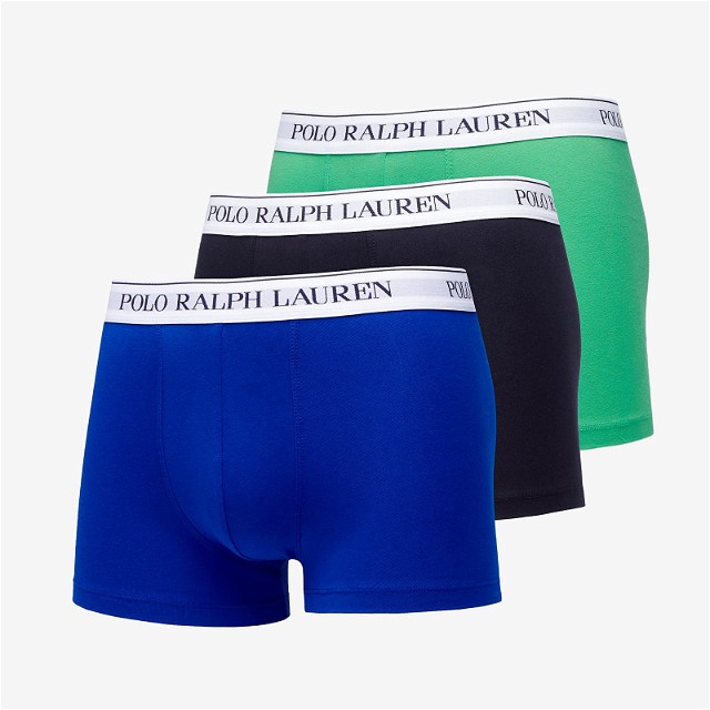 Stretch Cotton Classic Trunk 3-Pack Dark Navy/ Green/ Game Royal