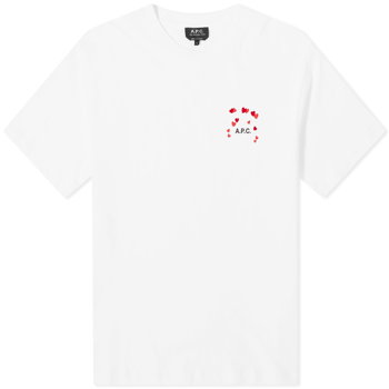A.P.C. Valentines Logo T-Shirt COEIO-M26374-AAB