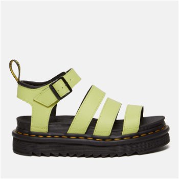 Dr. Martens Women's Blaire Leather Strappy Sandals - Lime Green 31520316