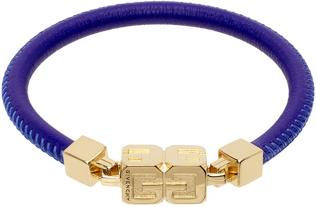 G Cube Leather Bracelet