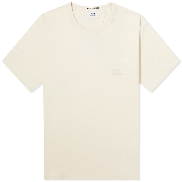 30/2 Mercerized Jersey Twisted Pocket T-Shirt in Pistachio Shell