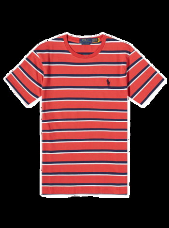 Polo by Ralph Lauren Polo Ralph Lauren Men's Multi Stripe T-Shirt Spring Red Multi 710916587002