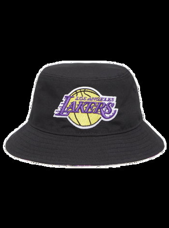 New Era Los Angeles Lakers Print Infill Bucket Hat 60298685