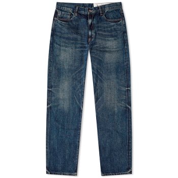 Neighborhood Washed Denim Jeans 241XBNH-PTM06-BL