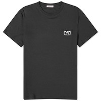 Men's Embroidered V Logo Tee Black