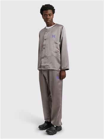 Needles Poly Sateen Pajama Set Charcoal Grey MR267-C