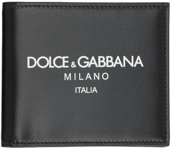Dolce & Gabbana Black Logo Wallet BP1321AN244