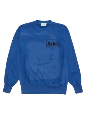 Aries Sunbleached Cross Grain Temple Sweatshirt FTAR22200