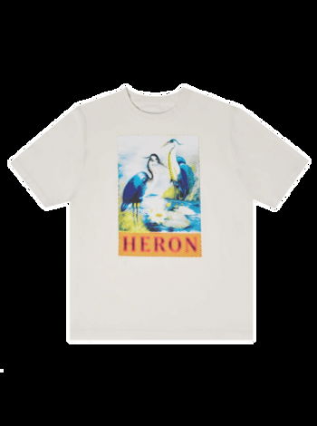 HERON PRESTON Halftone Heron Short-Sleeve Tee HMAA032F22JER0140146