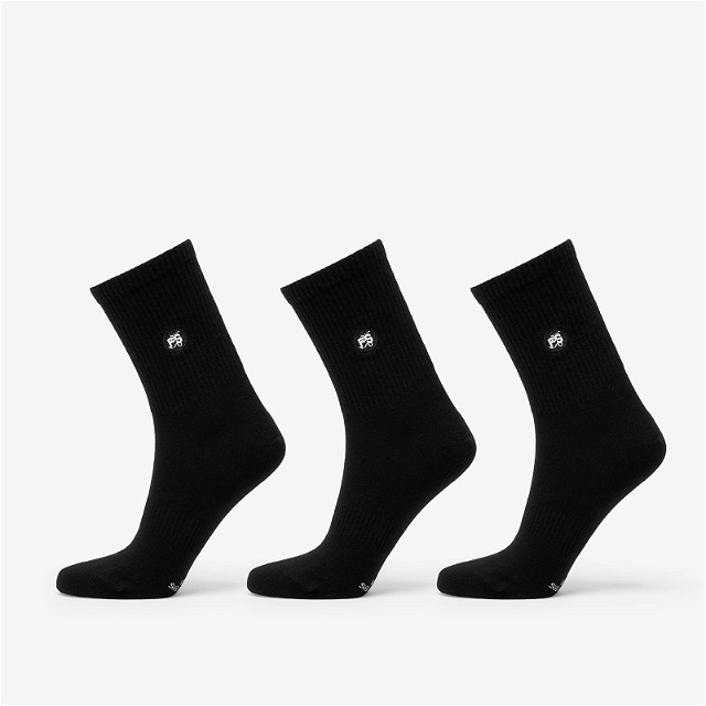 Short Socks 3-Pack Black