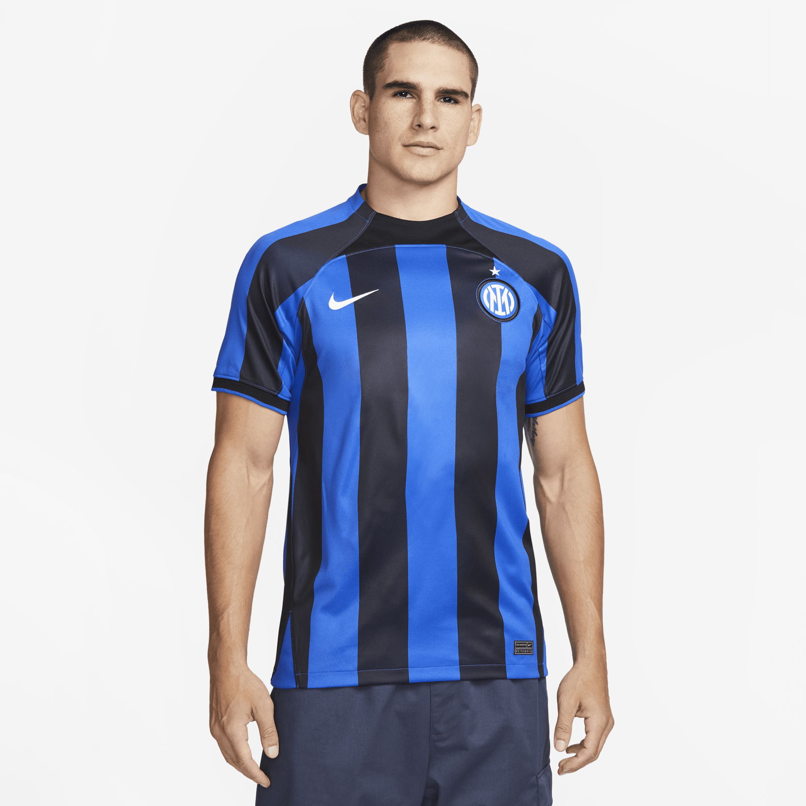 Maglia Nike fotbalové kraťasy Dri-FIT Inter Milán Stadium 2022/23, domácí -  Modrá DM1842-438
