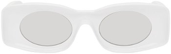 Loewe White Paula's Ibiza Sunglasses LW40033I@4921C