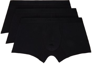 CALVIN KLEIN Underwear Three-Pack Black Standard Boxers NB3065-900