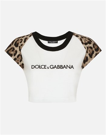 Dolce & Gabbana Short-sleeved T-shirt With Logo F8U46ZGDBZVW0111