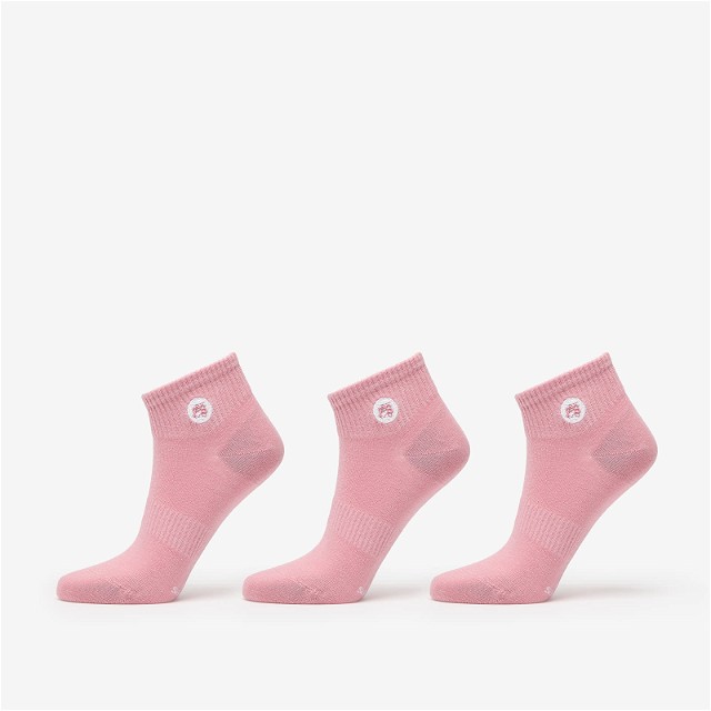 Ankle Socks 3-Pack Pink