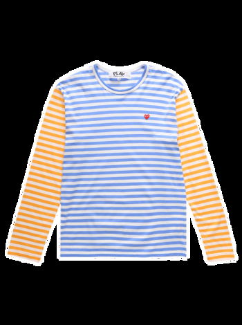 Comme des Garçons PLAY Bi-Color Striped T-Shirt P1T318 1