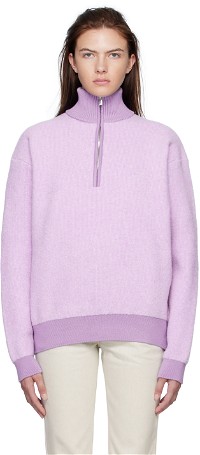 'La Maille Berger' Half-Zip Sweater