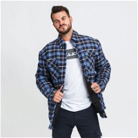 Plaid Quilted Shirt Jacket