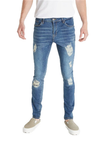 Urban Classics Heavy Destroyed Washed Jeans TB4661