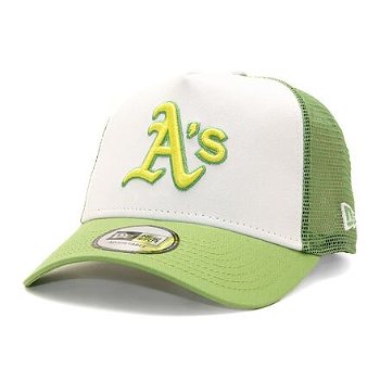 New Era 9FORTY A-Frame Trucker MLB Style Activist Oakland Athletics Cooperstown Green / Cy 60435091