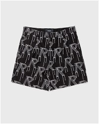 Represent EMBRODIERED INITIAL TAILORED SHORT
