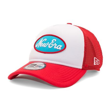 9FORTY A-Frame Trucker Oval Red / White One Size