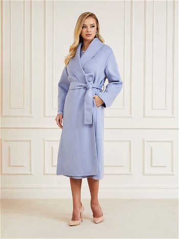 GUESS Marciano Belted Wool Coat 4RGL039892Z