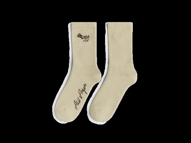 Wes Embroidered Socks