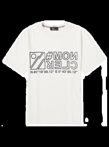 Moncler Grenoble Short Sleeve T-Shirt White 8C000-06-83927-034