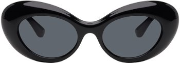 Versace Black 'La Medusa' Oval Sunglasses 0VE4456U 8056597921121