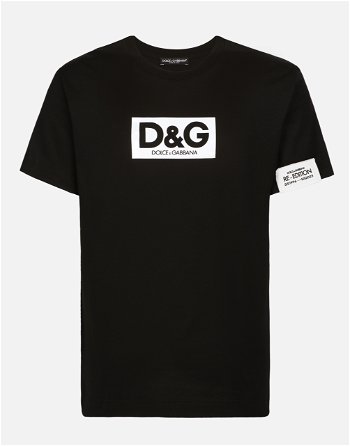 Dolce & Gabbana Cotton Round-neck T-shirt With Patch G8QI4TFU7EQN0000