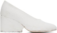 Painted Wedge Heels "White"