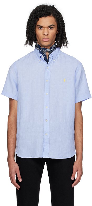 Polo by Ralph Lauren Blue Classic Fit Shirt 710791757026