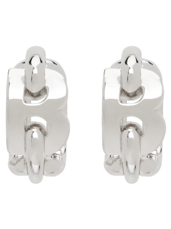 Balenciaga B Chain Hoop Earrings 748176 TZ99S