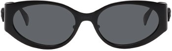 Versace Black 'La Medusa' Oval Sunglasses 0VE2263 8056597921572