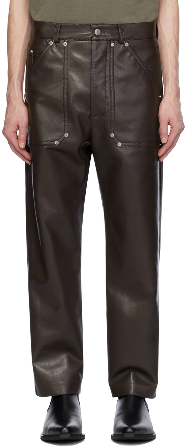 Quido Regenerated Leather Trousers
