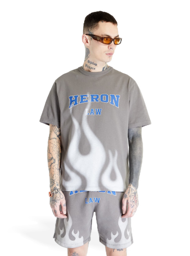 Heron Law Flames Short Sleeve Tee