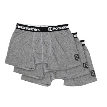 Horsefeathers Boxers Dynasty 3-Pack Boxer Shorts Heather Gray AM067C