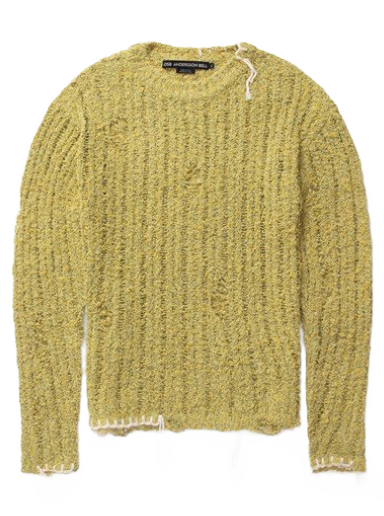 Ollen Damaged Crewneck Sweater
