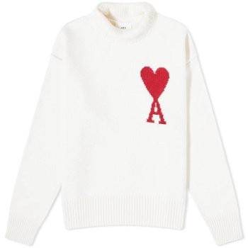 AMI ADC Large Funnel Knit Sweater BFUKS406-018-154
